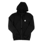 Circle Faith Zip Hoodie - Black