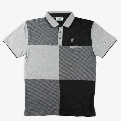 Faith Chevron Golf Polo